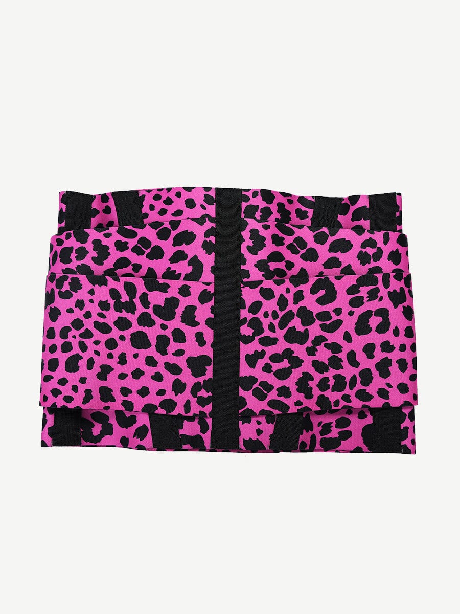 ORINE – Sauna Waist Trainer met 5 Stalen Banden - LivingCurves Waist Trainer Regular Style / Roze/Zwart / XS