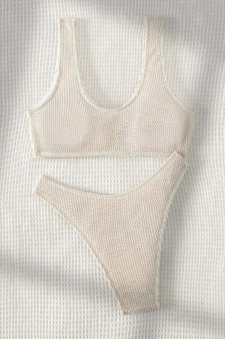 Witte Bikini Dames – Set met Gouden Zeester