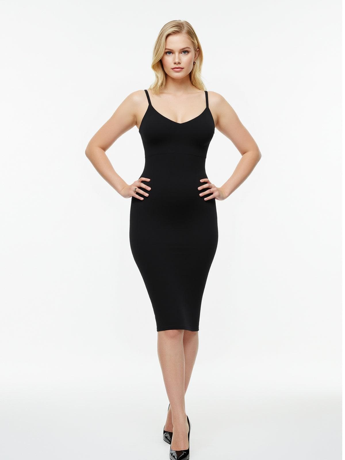 LIRIA – Eco Shaping V-Neck Dress