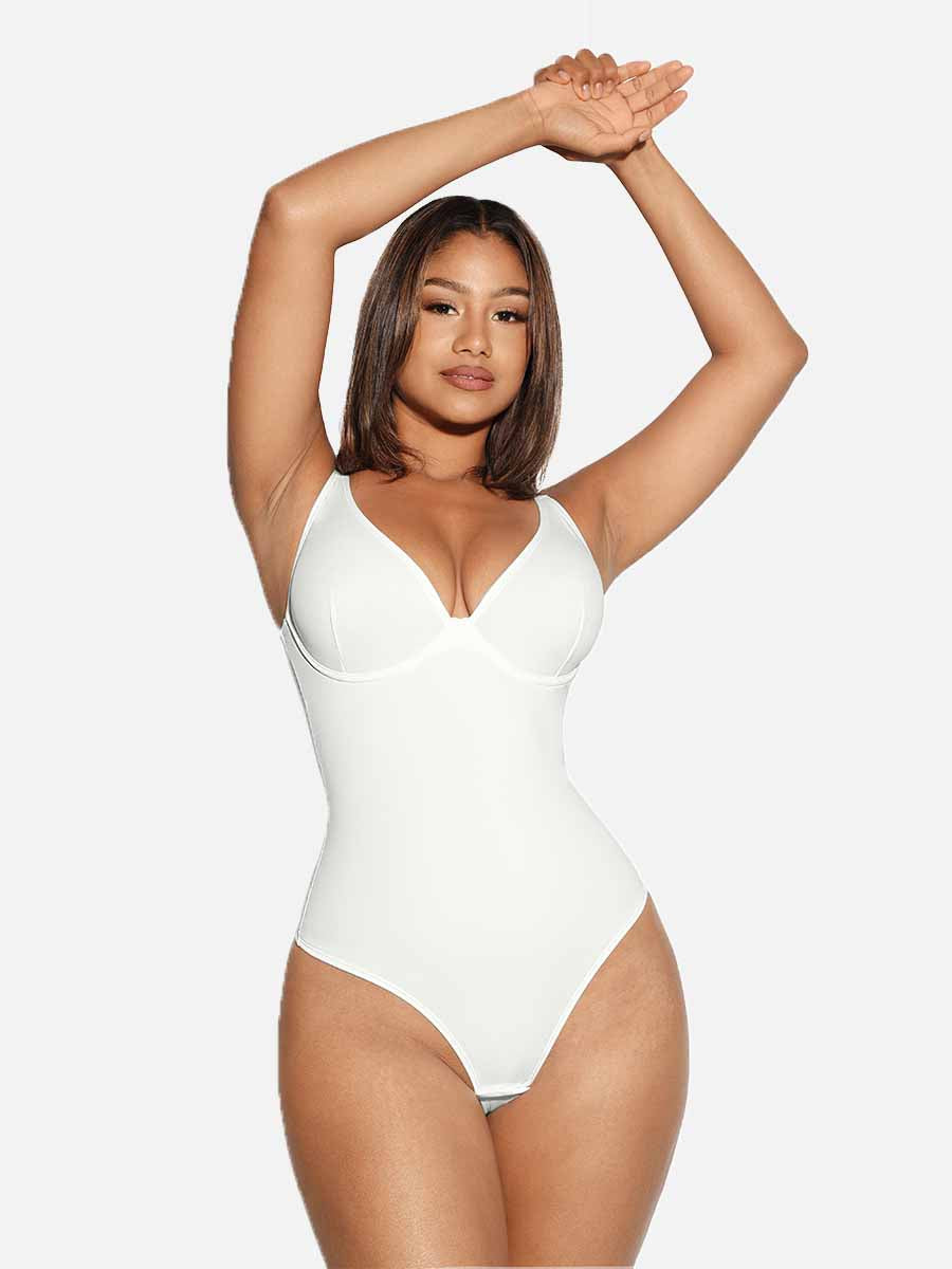 LIVC – V-Neck Tummy Control Shaping Bodysuit | Naadloze Comfort Body met Shaping Effect & Elegante Pasvorm