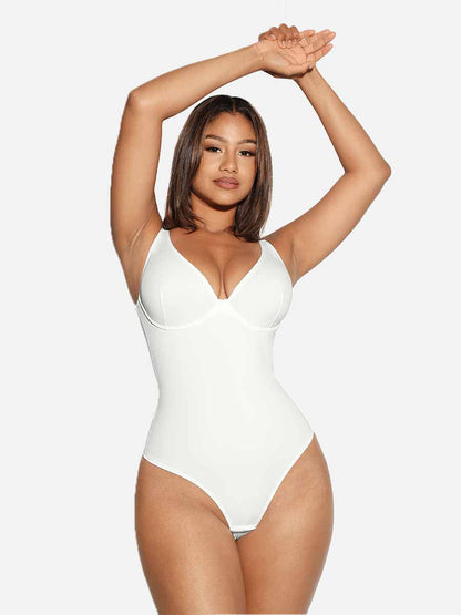 LIVC – V-Neck Tummy Control Shaping Bodysuit | Naadloze Comfort Body met Shaping Effect & Elegante Pasvorm