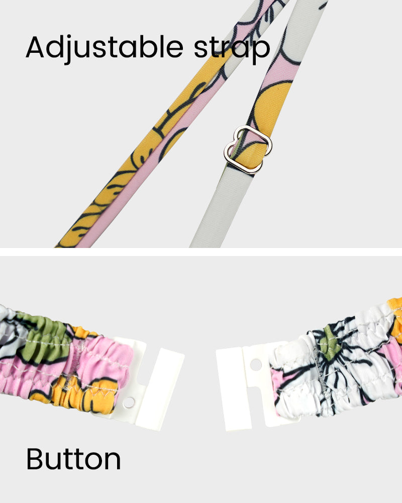 ALIA – Bikini Set | Bloemenprint & Ruching Fit