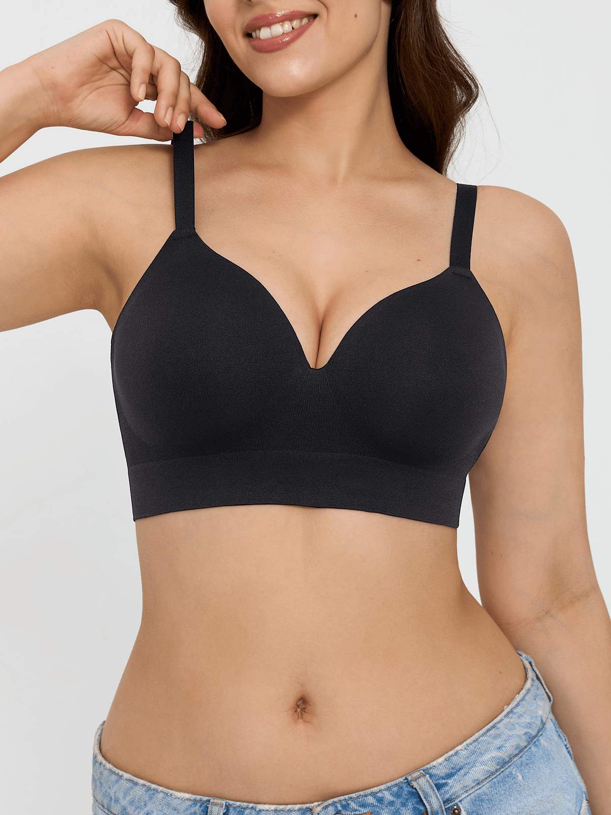 LUMINA – Naadloze Push-Up Bralette zonder Beugel