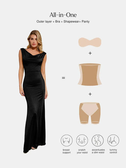 MIRA – Sculpting Mermaid Jurk