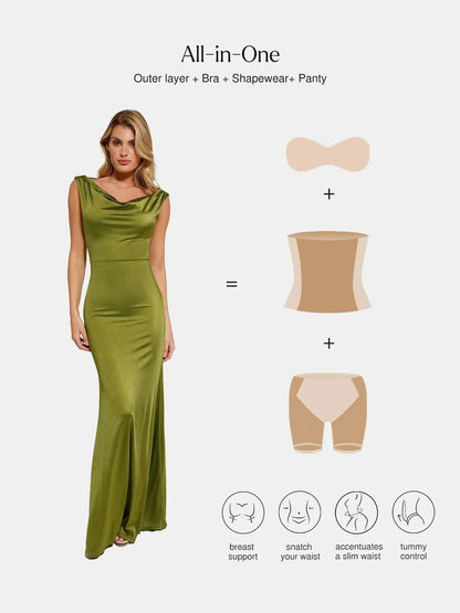 MIRA – Sculpting Mermaid Jurk