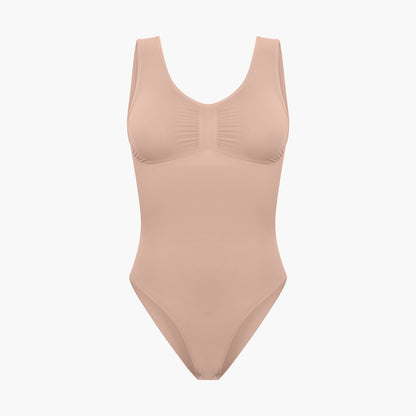 SOYA - Tank Bodysuit Shapewear - LivingCurves Bodysuit Beige / XS