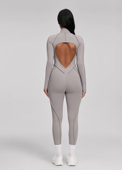 ZIAN – Closed-Back Catsuit - LivingCurves Bodysuit Cool Gray / XS