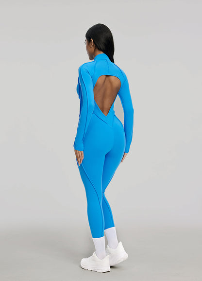 IVAN – Full-Length Shaping Catsuit - LivingCurves Bodysuit Tranquil Blue / XS