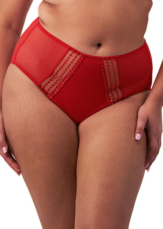 Elomi Matilda Haute Red Full Brief Panty 8906