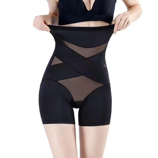 Belly Shaping Underwear Women's Four-corner High Waist Hip Lift Corset Boxers