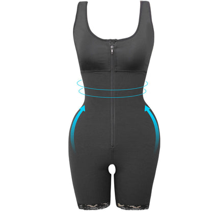 LUNA – Shaping Bodysuit met Rits - LivingCurves Kaching Cart Upsell Toggle Huidskleur / 3XL