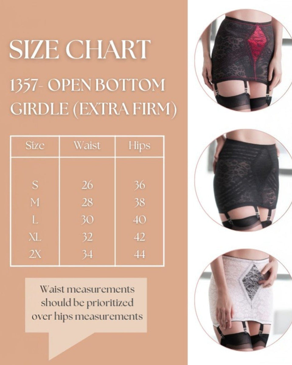 Style 1357 | Open Bottom Girdle Extra Firm Shaping