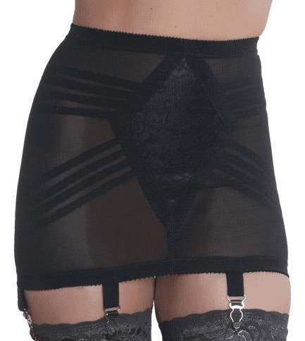 LEA – Open Girdle met Stevige Shaping - LivingCurves Open Bottom Girdle Zwart / S/26