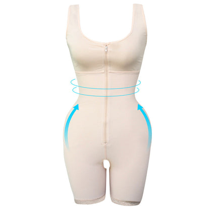 LUNA – Shaping Bodysuit met Rits - LivingCurves Kaching Cart Upsell Toggle Huidskleur / 3XL