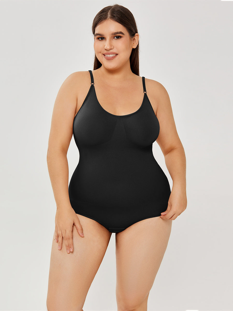RINA – Shaping Bodysuit met Volle Buste Support - LivingCurves Kaching Cart Upsell Toggle Zwart / 2XL