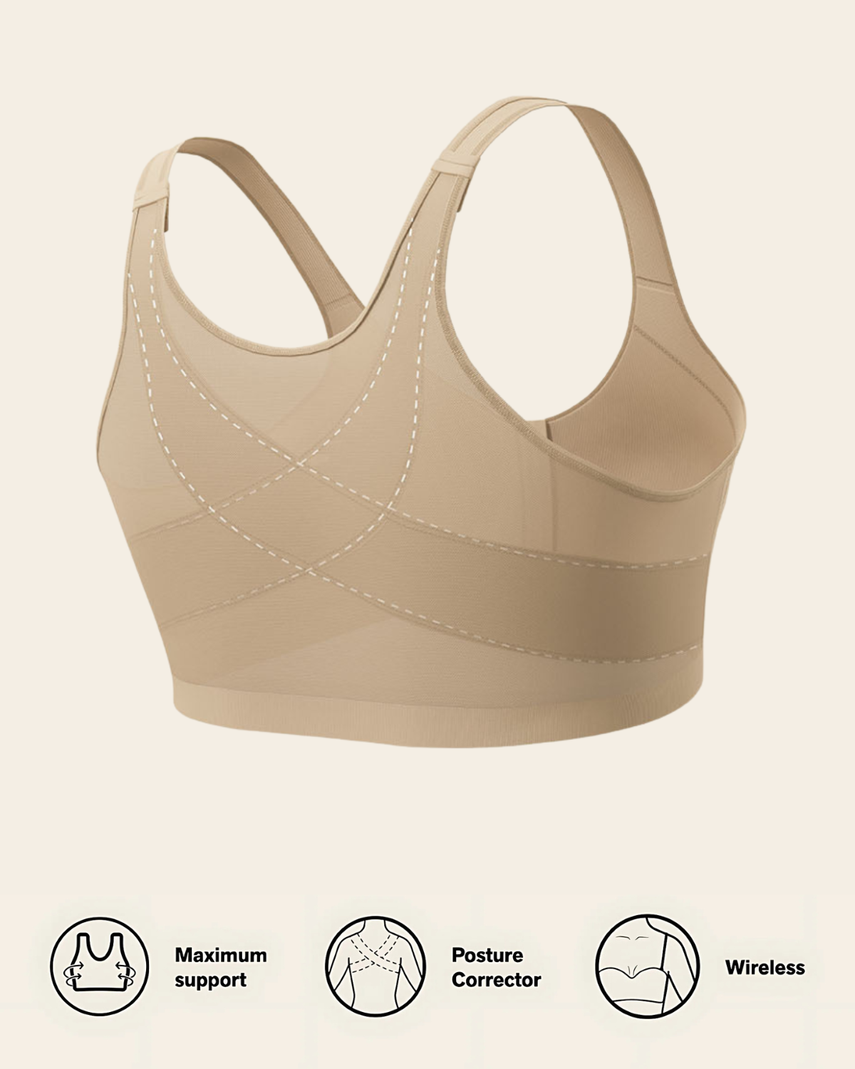 NÉLA - Posture Support BH NÉLA - LivingCurves Brasieres Beige / 70B