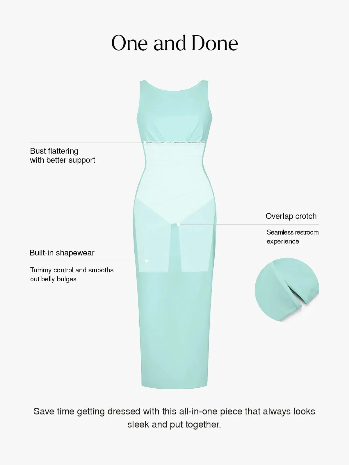 CAELIA – Shaping Boatneck Maxi Dress