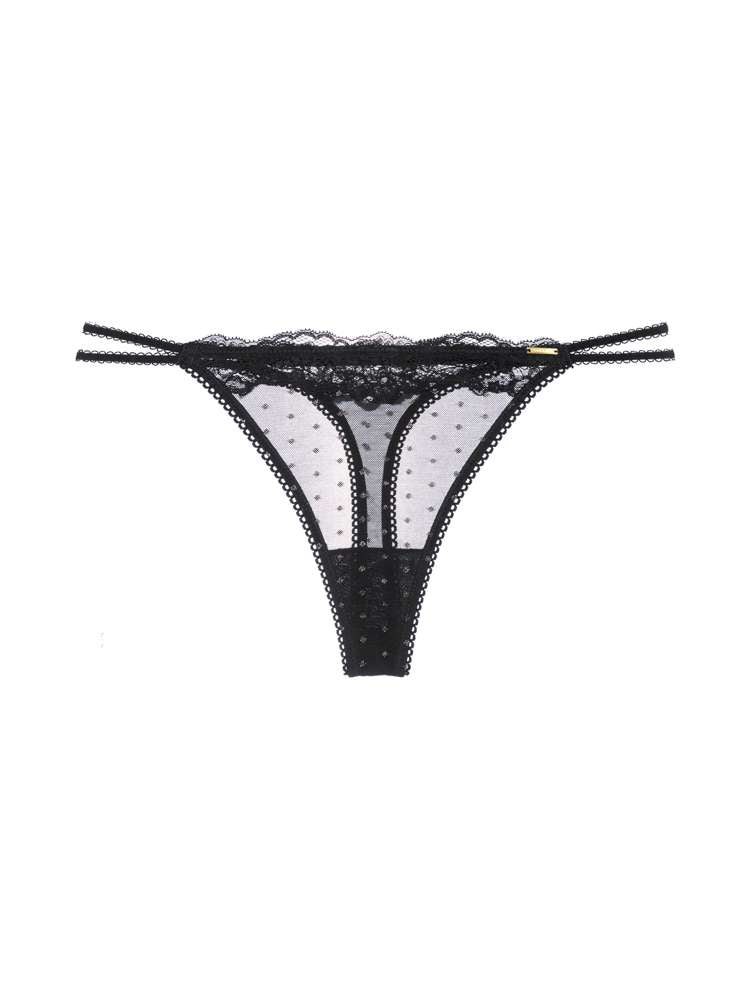 Aurora – Shimmer Dot Mesh Thong