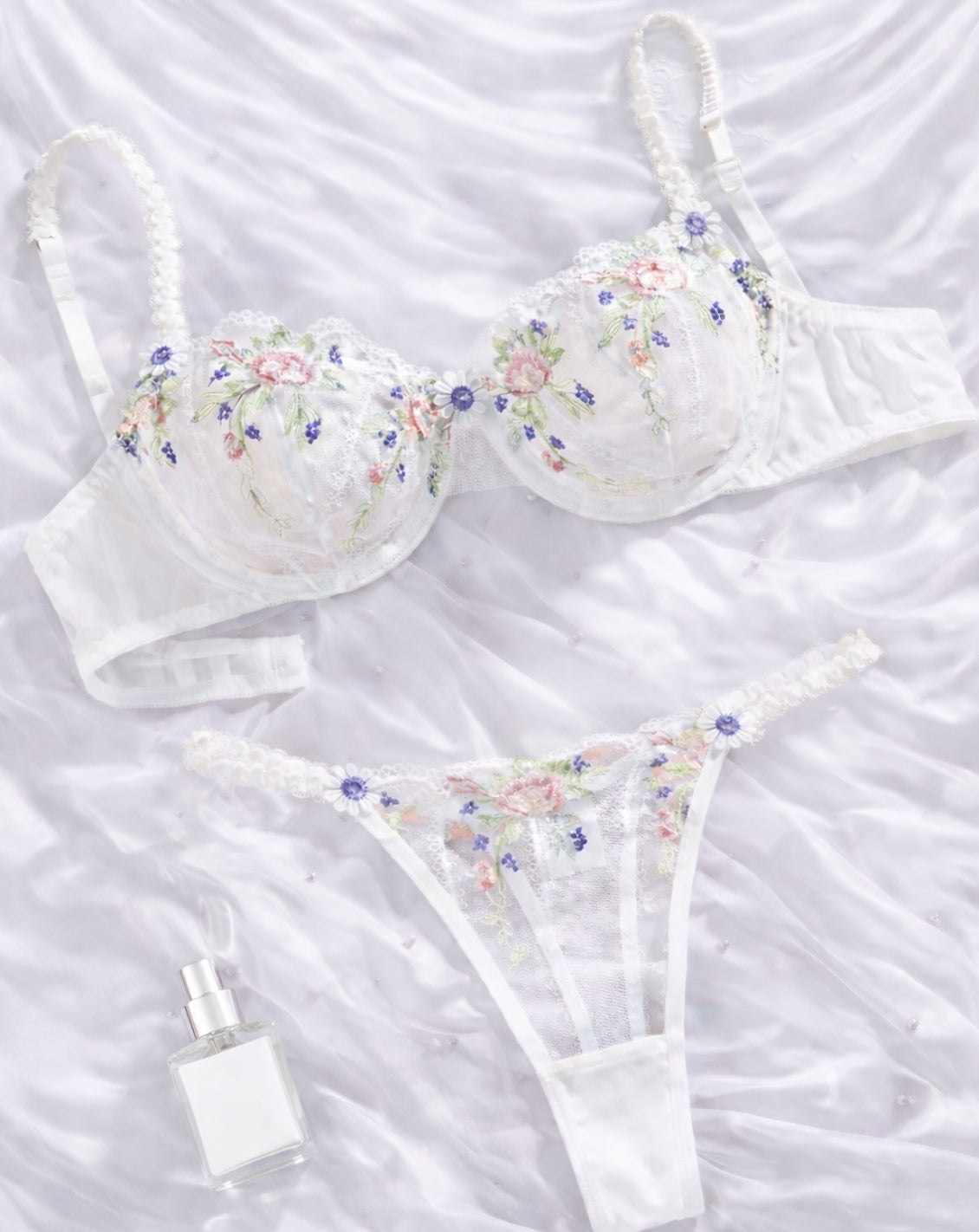 LIVC Lingerie set – Diep blauw met verfijnde details voor Dames