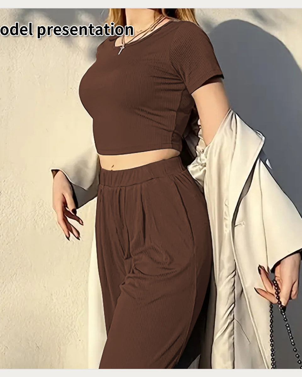 Women's Fashion Simple Solid Color Suit