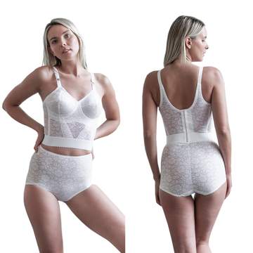 MARISTELLA – Longline Wireless Bra - LivingCurves Long Line Bra Wit / 34B