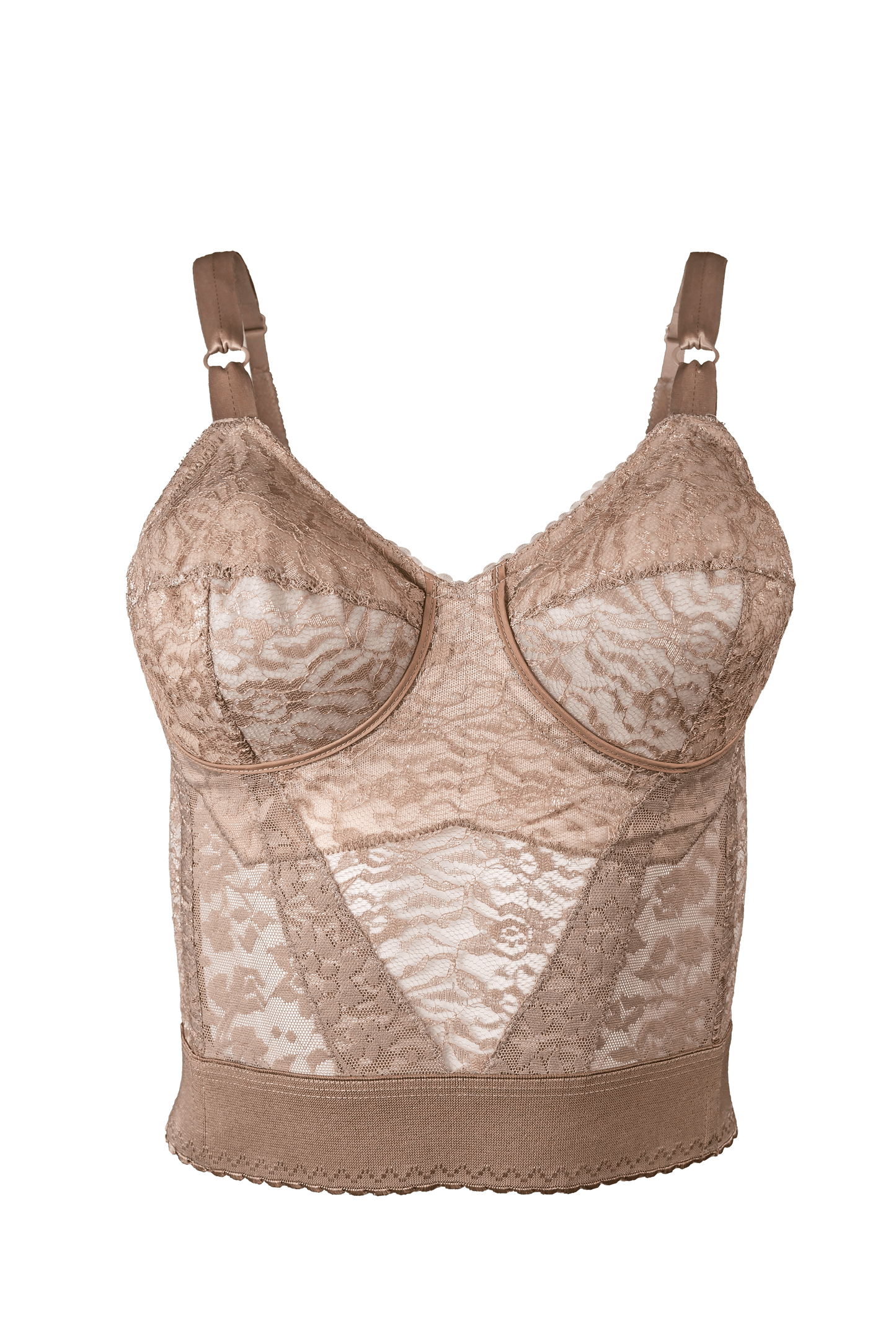 MARISTELLA – Longline Wireless Bra - LivingCurves Long Line Bra Wit / 34B