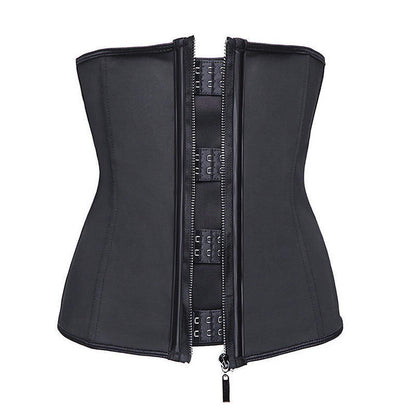 MILA – Taille Korset met Kunststof Baleinen - LivingCurves Kaching Cart Upsell Toggle Zwart / 3XL