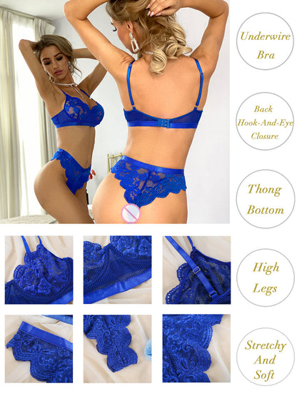 Kaei&Shi Lace Lingerie Set 2 – Tweedelige Kantset voor Verleiding