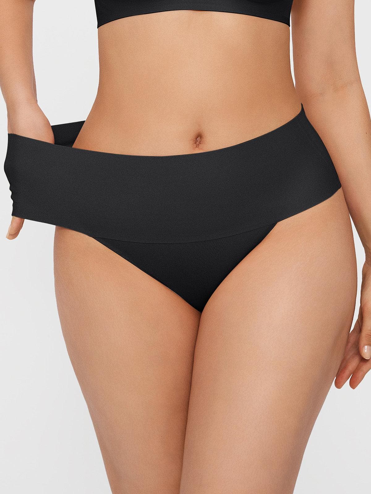 Seamless High-Waist Tummy Control Thong - LivingCurves Skin / XS