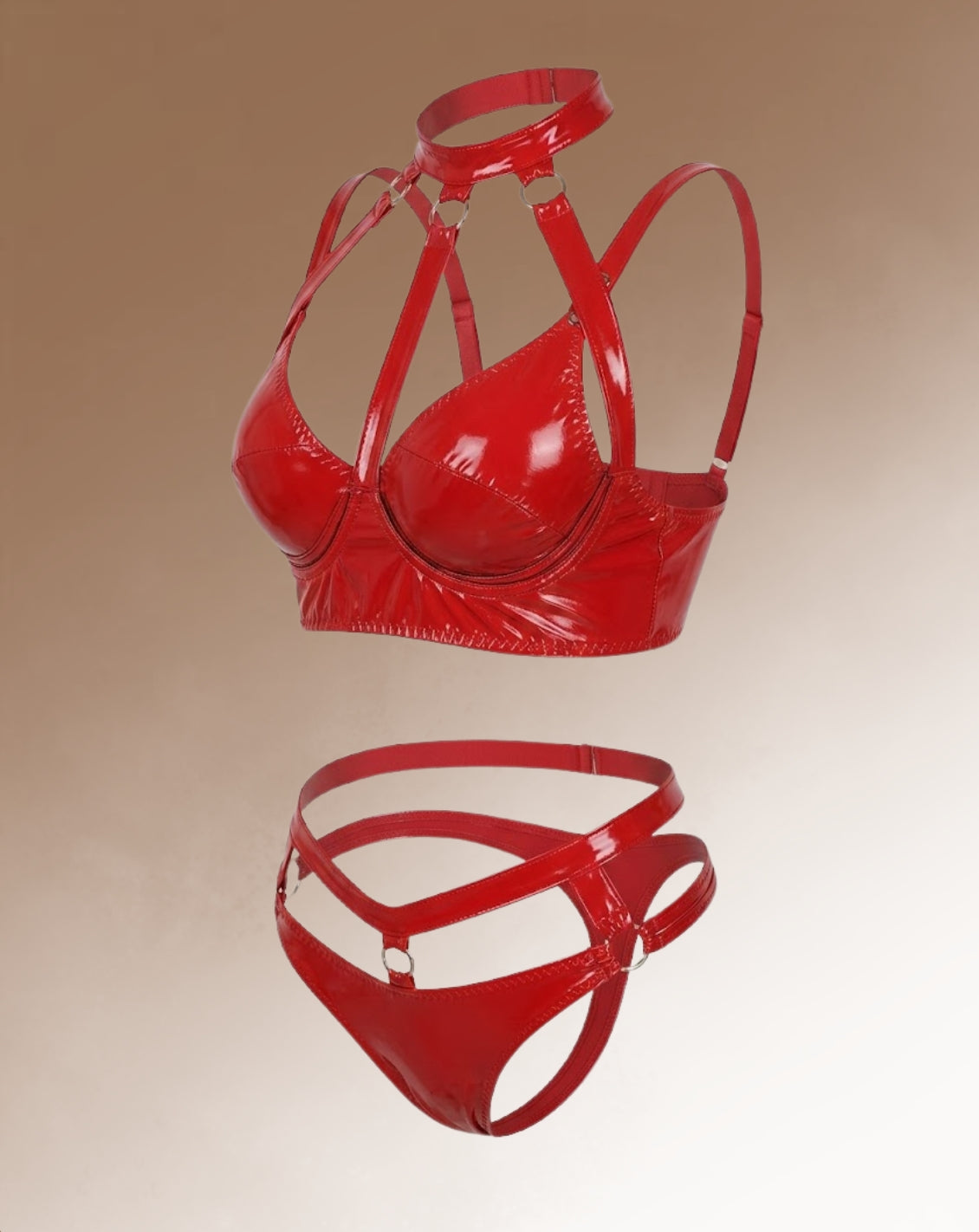 Leatheria – PU-Leren Lingerieset