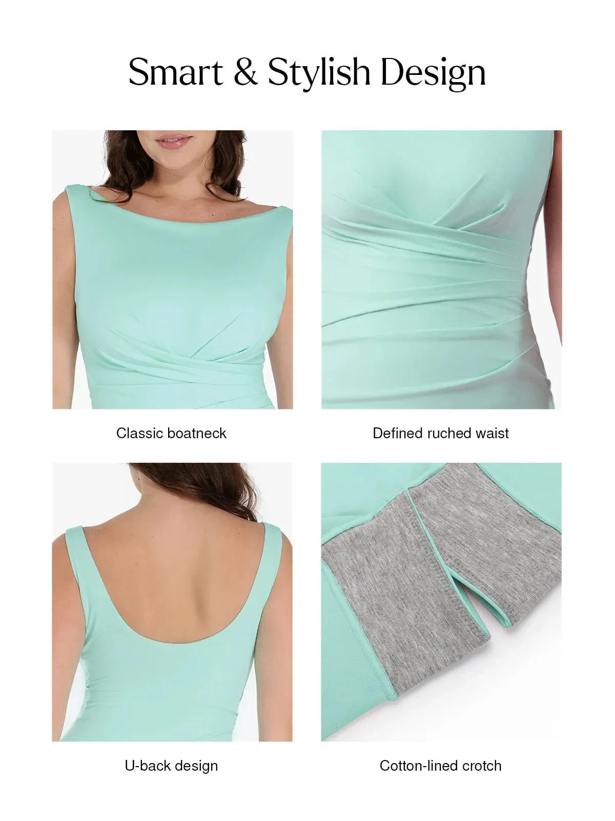 CAELIA – Shaping Boatneck Maxi Dress