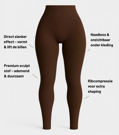 LUXA – Ribbel Contour Legging - LivingCurves XS