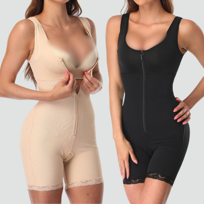 LUNA – Shaping Bodysuit met Rits - LivingCurves Kaching Cart Upsell Toggle Huidskleur / 3XL