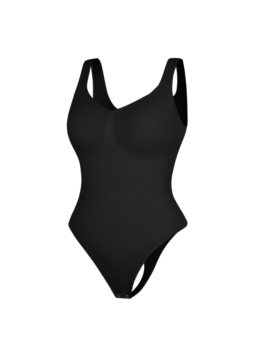 NOA – Naadloze Sculpt Bodysuit String - LivingCurves Zwart / S
