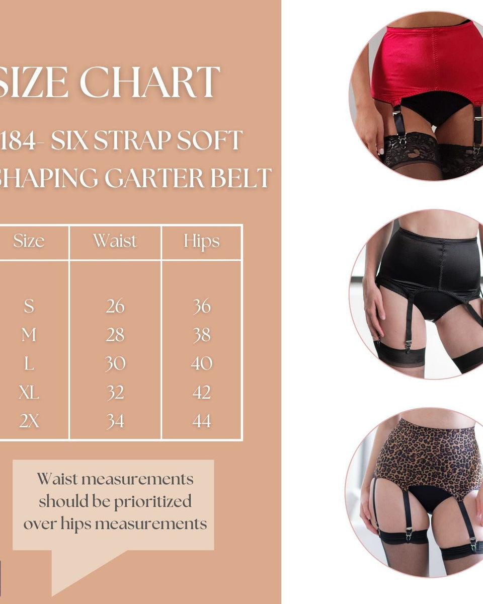 Style 3184 | Six Strap Soft Shaping Garter Belt