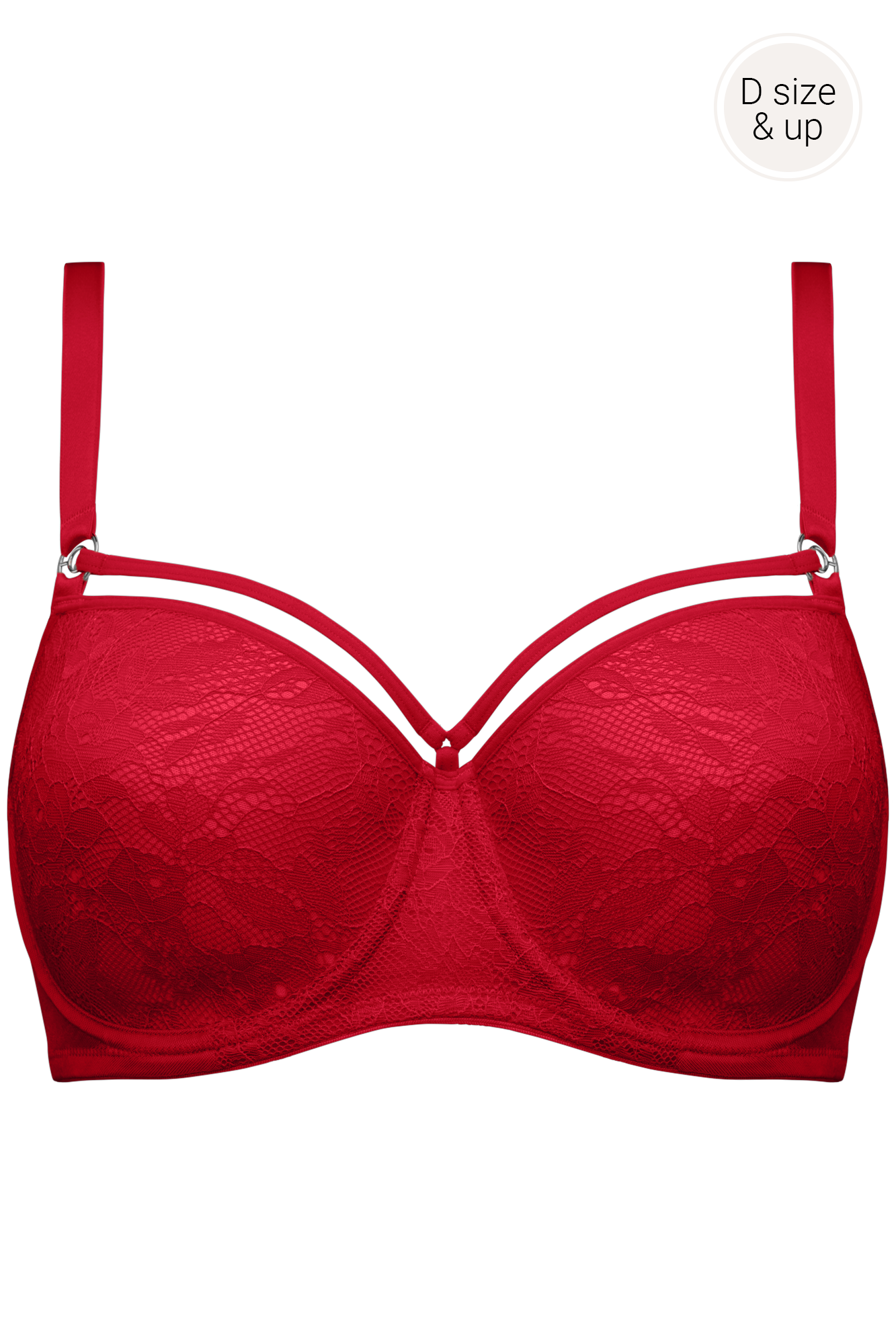 SYRA – Red Lace Balconette BH