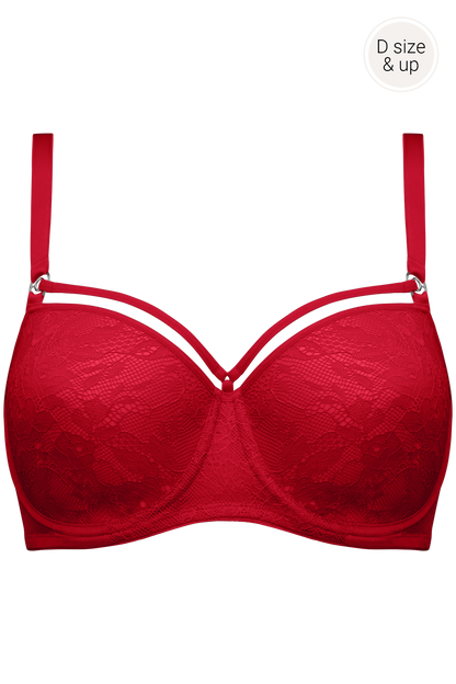 SYRA – Red Lace Balconette BH