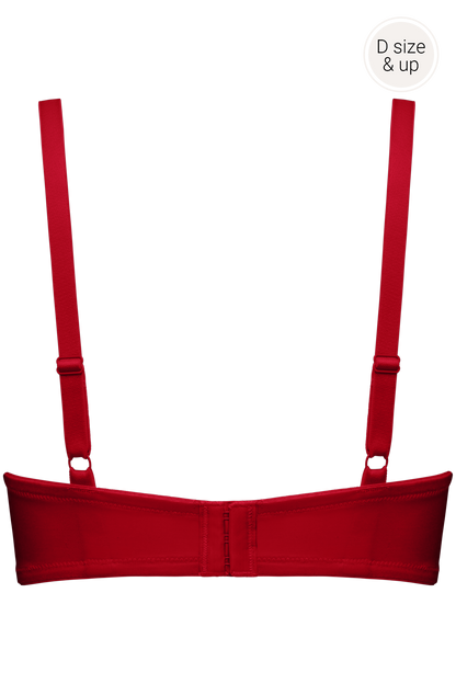 SYRA – Red Lace Balconette BH
