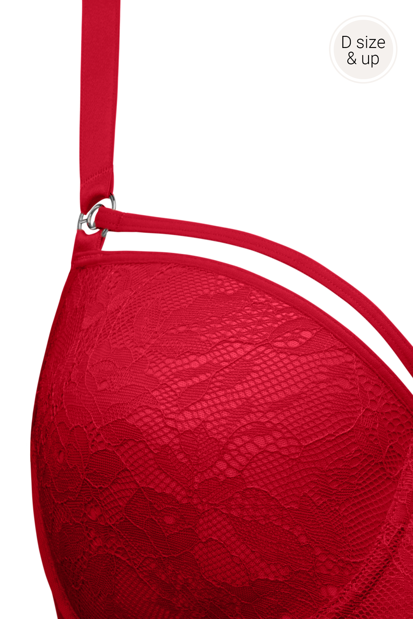 SYRA – Red Lace Balconette BH