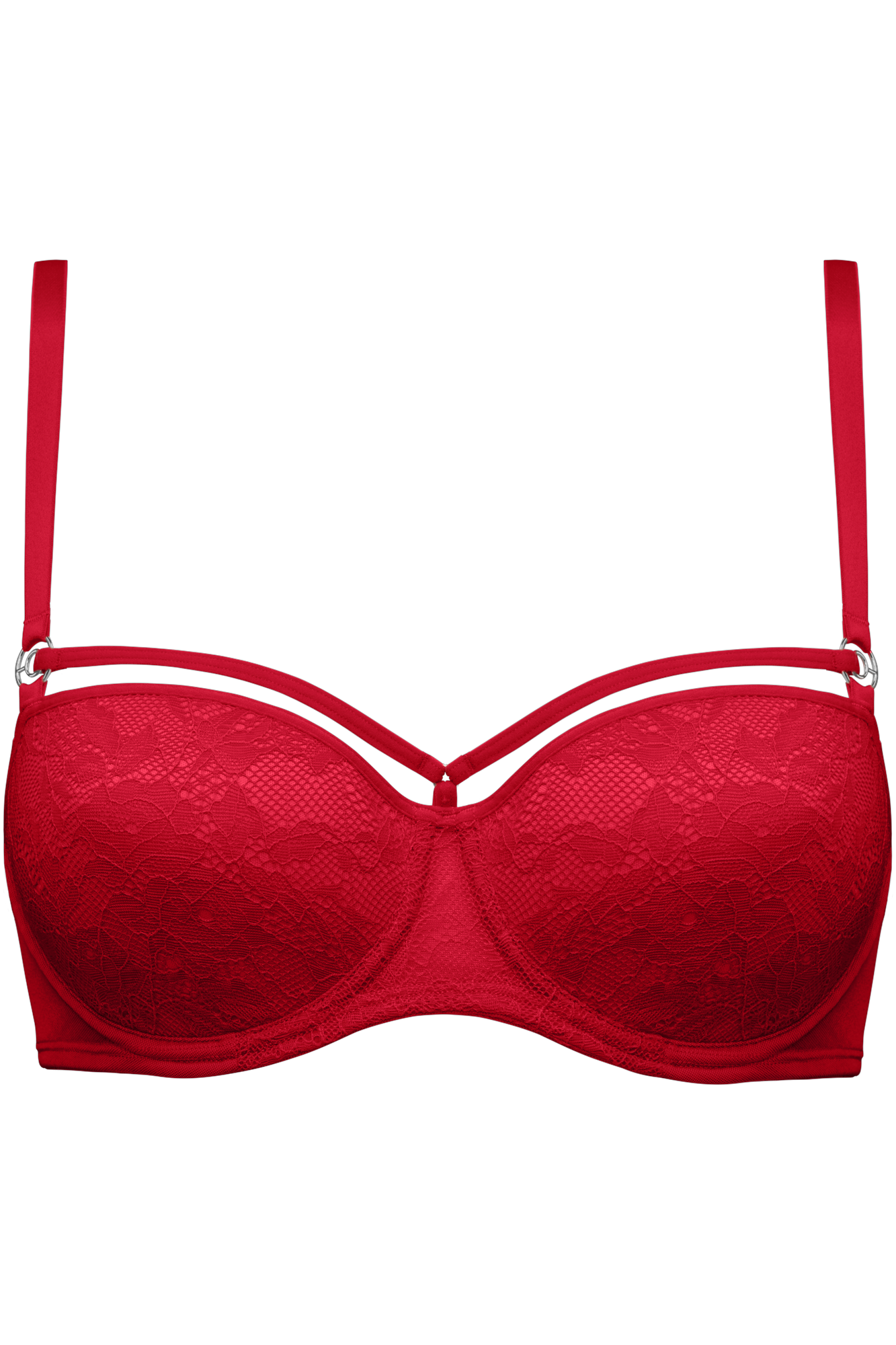 SYRA – Red Lace Balconette BH