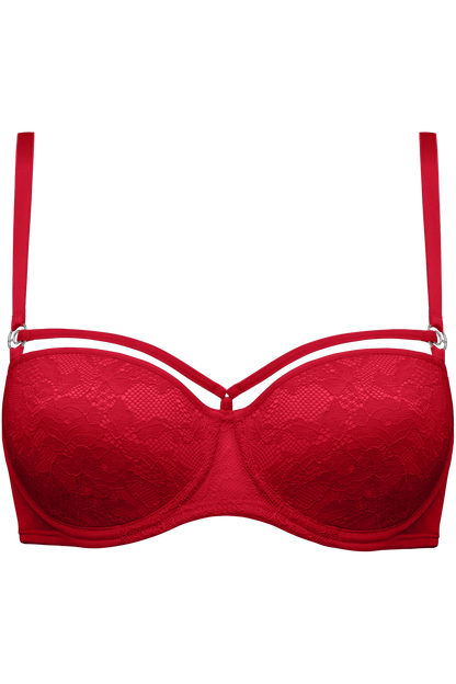 SYRA – Red Lace Balconette BH