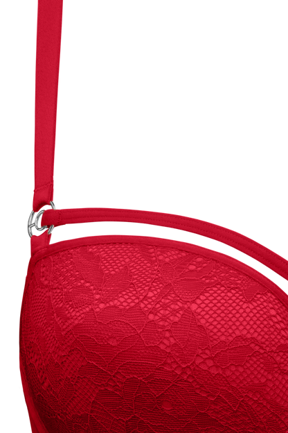SYRA – Red Lace Balconette BH