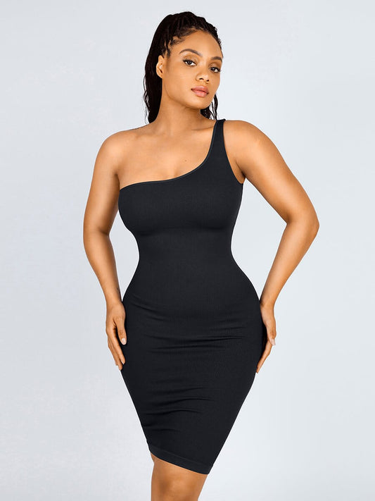 YARA – Seamless One-Shoulder Shaper Dress