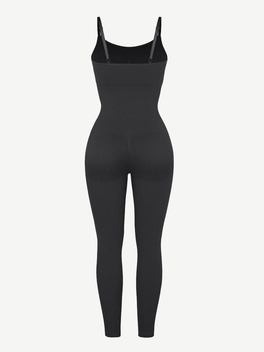 ELEVARE – Every-day tummy control jumpsuit - LivingCurves activewear Zwart / XS/S