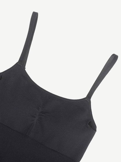 ELEVARE – Every-day tummy control jumpsuit - LivingCurves activewear Zwart / XS/S