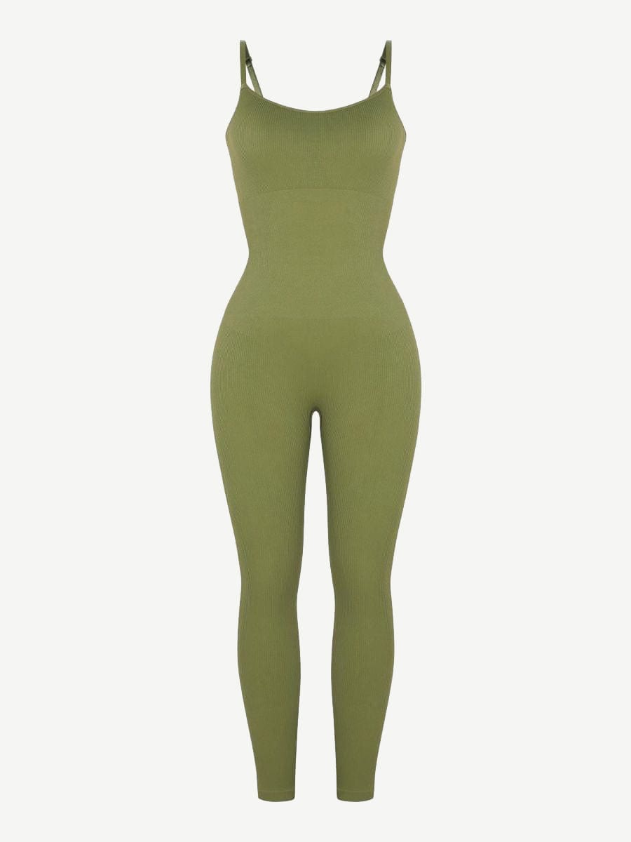ELEVARE – Every-day tummy control jumpsuit - LivingCurves activewear Zwart / XS/S