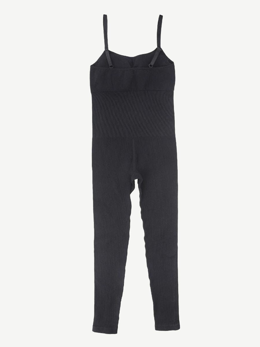 ELEVARE – Every-day tummy control jumpsuit - LivingCurves activewear Zwart / XS/S