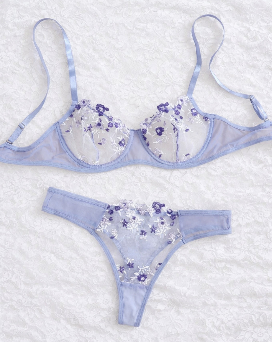 LIVC Lingerie set – Zachte lavendeltint met vrouwelijke uitstraling voor Dames