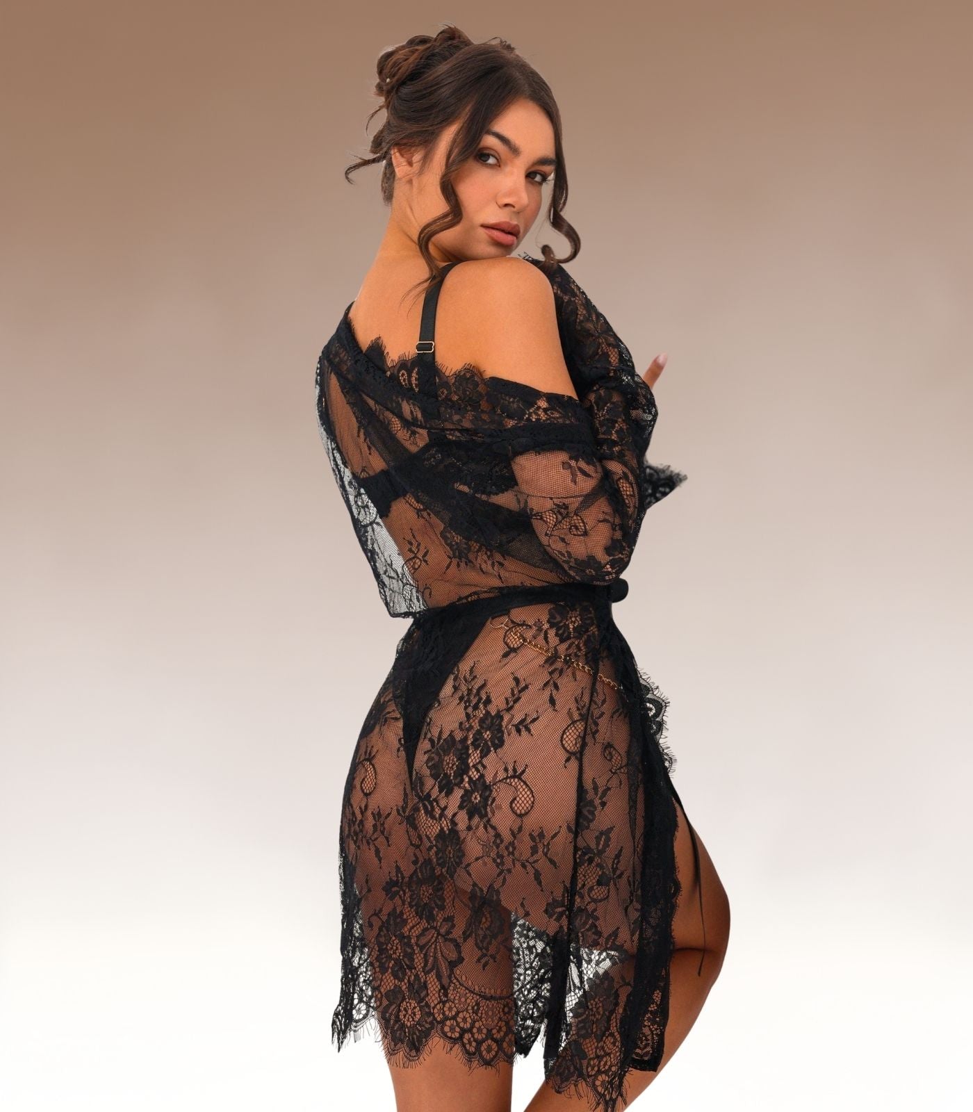 LIVC – Signature Lace Robe