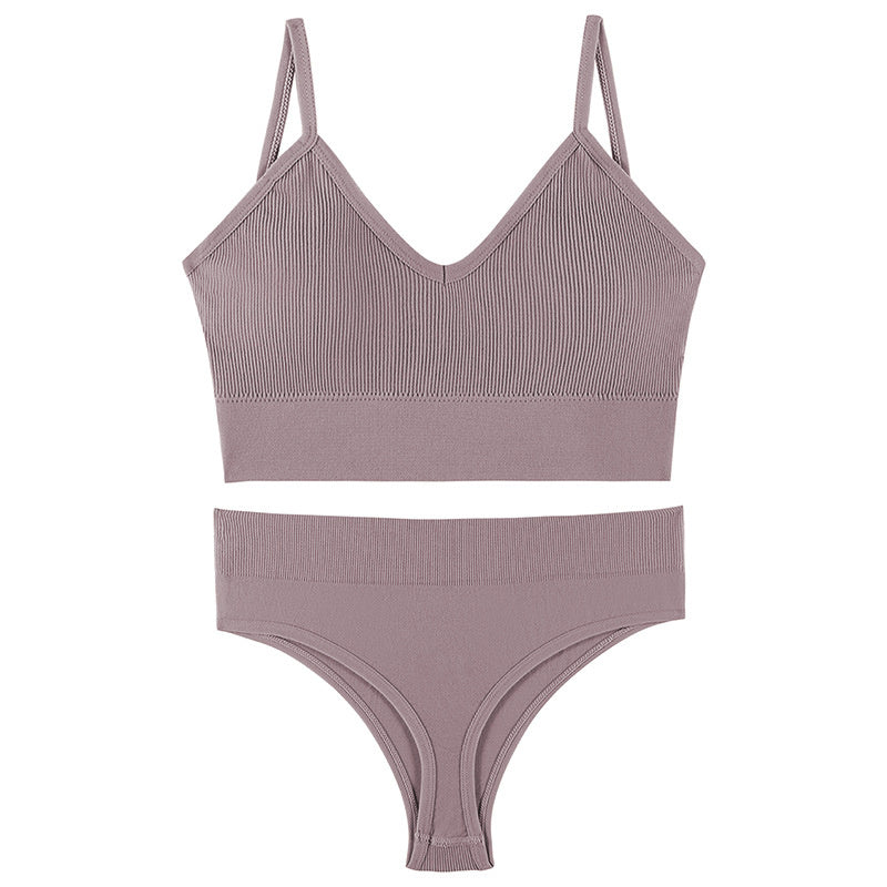 Naadloze Triangle BH Set – Meerdere Kleuren